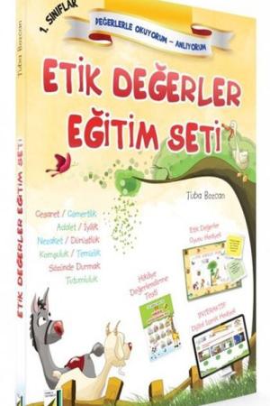 1. Sınıflar Etik Değerler Eğitim Seti ( 10 Kitap+Hds)
