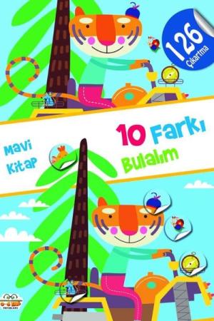 10 Farkı Bulalım Mavi Kitap