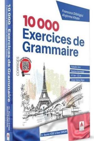 10,000 Exercices de Grammaire Fransızca Dilbilgisi Alıştırma Kitabı