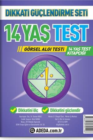 14 Yaş Test Görsel Algı Seti / 14 Yaş Test Kitapçığı