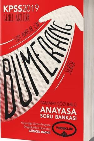 2019 KPSS Genel Kültür Bumerang Tamamı Çözümlü Anayasa Soru Bankası