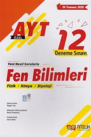 2020 AYT Fen Bilimleri Özel 12 Deneme Sınavı