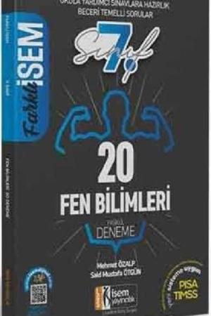 2021 Farklı İsem 7. Sınıf Fen Bilimleri Tamamı Çözümlü 20 Fasikül Deneme