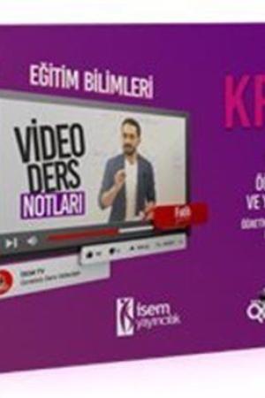 2022 KPSS Eğitim Bilimleri Program Geliştirme - Öğretim İlke ve Yöntemleri Video Ders Notu