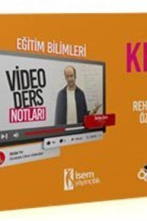 2022 KPSS Eğitim Bilimleri Rehberlik ve Özel Eğitim Video Ders Notları