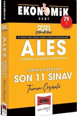 2023 ALES Ekonomik Seri Tamamı Çözümlü Son 11 Sınav Çıkmış Sorular