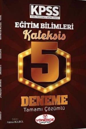 2023 KPSS Eğitim Bilimleri Kateksis Çözümlü 5 Deneme