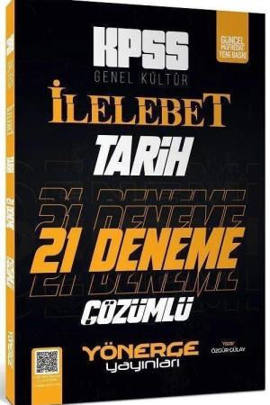 2023 KPSS Tarih İlelebet 21 Deneme Dijital Çözümlü
