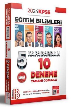 2024 KPSS Eğitim Bilimleri 5 Kafadardan Tamamı Çözümlü 10 Deneme