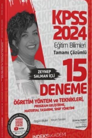 2024 KPSS Eğitim Bilimleri Öğretim Yöntem Teknikleri, Program Geliştirme 15 Deneme Çözümlü