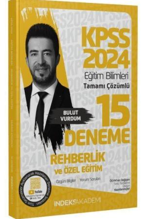 2024 KPSS Eğitim Bilimleri Rehberlik ve Özel Eğitim 15 Deneme Çözümlü