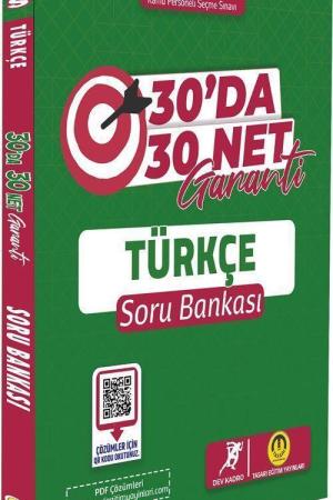 2024 KPSS Türkçe 30'da 30 Net Soru Bankası