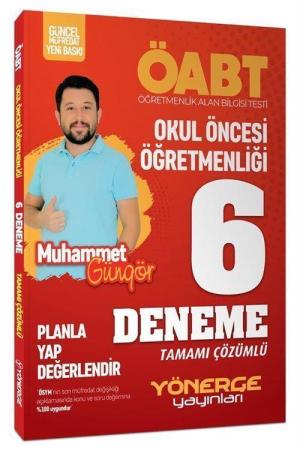 2024 ÖABT Okul Öncesi Öğretmenliği Çözümlü 6 Deneme (Planla Yap Değerlendir)