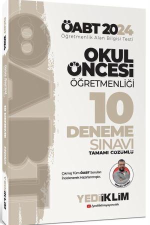 2024 ÖABT Okul Öncesi Öğretmenliği Tamamı Çözümlü 10 Deneme