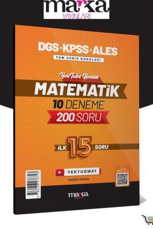 2025 DGS KPSS ALES Matematik 10 Deneme İlk 15 Soru