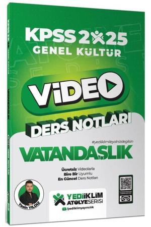 2025 KPSS Genel Kültür Vatandaşlık Video Ders Notları