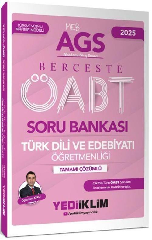 2025 MEB AGS ÖABT Berceste Türk Dili ve Edebiyatı Öğretmenliği Tamamı Çözümlü Soru Bankası