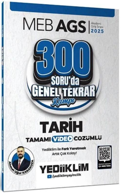 2025 MEB AGS Tarih 300 Soruda Tamamı Video Çözümlü Genel Tekrar Kampı
