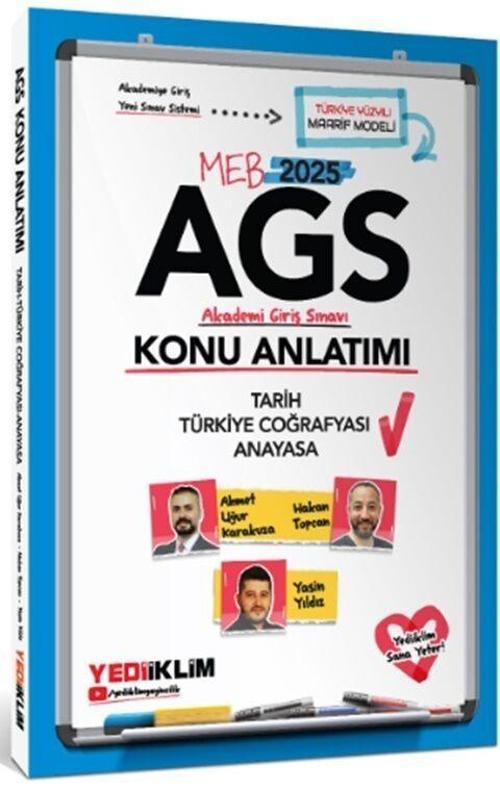 2025 MEB AGS Tarih - Türkiye Coğrafyası - Anayasa Konu Anlatımı