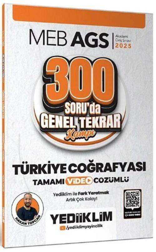 2025 MEB AGS Türkiye Coğrafyası 300 Soruda Tamamı Video Çözümlü Genel Tekrar Kampı