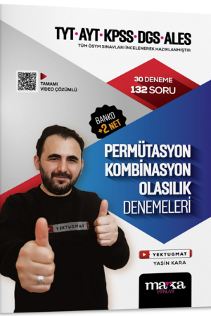 2025 TYT - AYT - KPSS - DGS - ALES Permütasyon Kombinasyon Olasılık Denemeleri