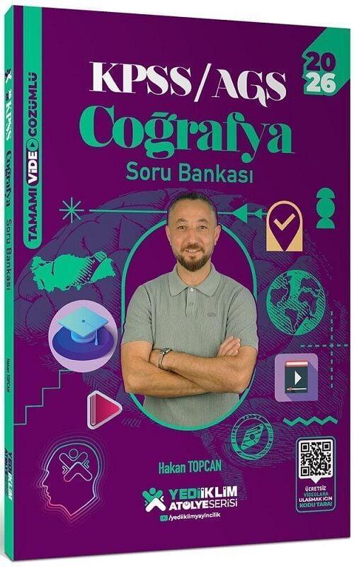 2026 KPSS AGS Atölye Serisi Genel Kültür Coğrafya Tamamı Video Çözümlü Soru Bankası