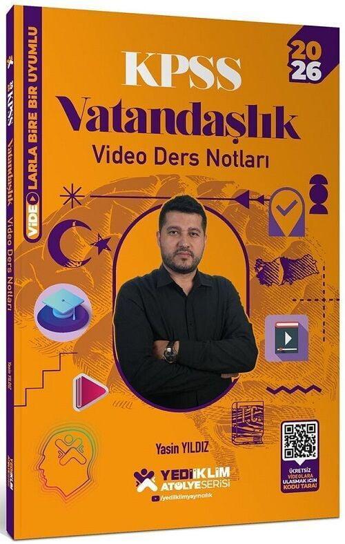 2026 KPSS Atölye Serisi Genel Kültür Vatandaşlık Video Ders Notları