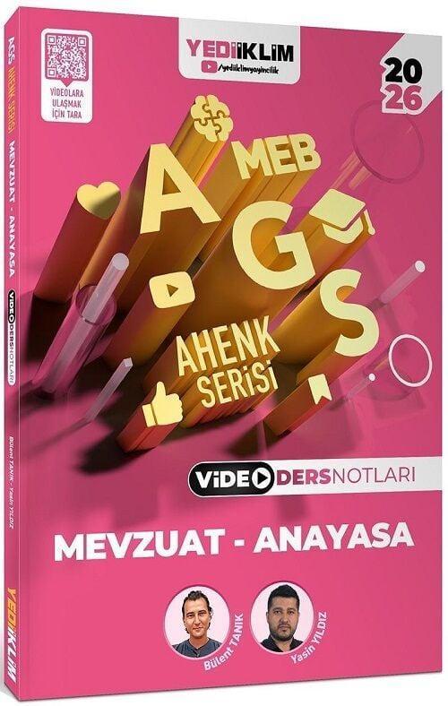 2026 MEB AGS Ahenk Serisi Mevzuat - Anayasa Video Ders Notları