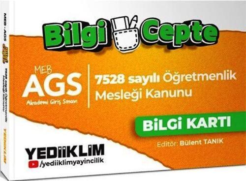 2026 MEB AGS Bilgi Cepte 7528 Sayılı Öğretmenlik Meslek Kanunu Bilgi Kartı (Soru-Cevap)