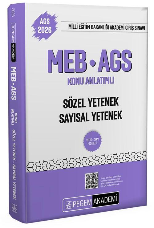 2026 MEB-AGS Konu Anlatımlı Sözel Yetenek Sayısal Yetenek