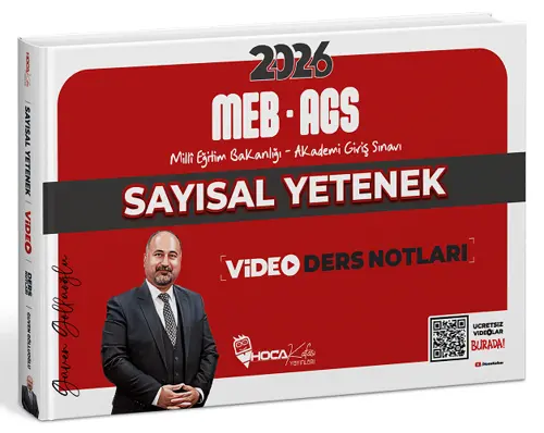2026 MEB-AGS Sayısal Yetenek Video Ders Notları
