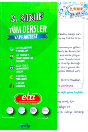 2.Sınıf Tüm Dersler Çek Kopart Yaprak Test
