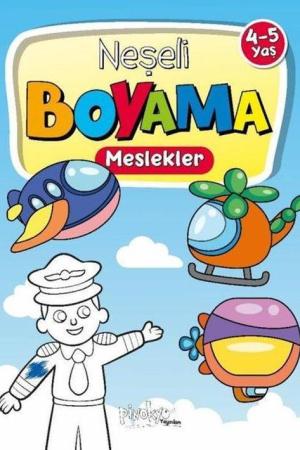 4-5 Yaş Neşeli Boyama Meslekler