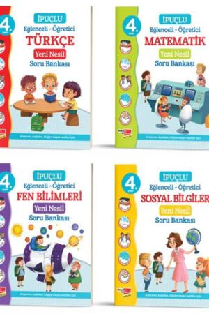4. Sınıf Eğlenceli - Öğretici İpuçlu Matematik Yeni Nesil Soru Bankası