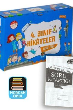 4. Sınıf Hikayeler Okuma Seti 10 Kitap, Soru Kitapçığı İlaveli / Yusuf Asal