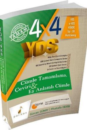 4x4 YDS Seti 1. Kitap Cümle Tamamlama, Çeviri ve Eş Anlamlı Cümle