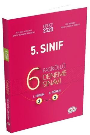 5. Sınıf Çözümlü 6 (3+3) Deneme Sınavı