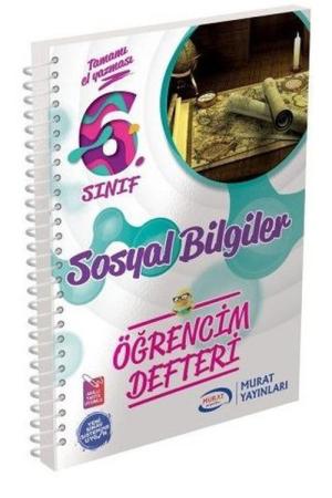 6.Sınıf Sosyal Bilgiler Öğrencim Defteri