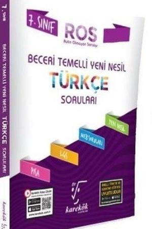 7. Sınıf Beceri Temelli Yeni Nesil ROS Türkçe Soruları