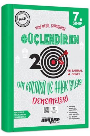 7. Sınıf Güçlendiren Din Kültürü ve Ahlak Bilgisi 20 Deneme Sınavı