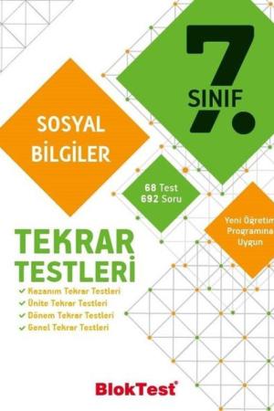 7. Sınıf Sosyal Bilgiler Tekrar Testleri