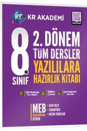8. Sınıf 2. Dönem Tüm Dersler Yazılılara Hazırlık Kitabı