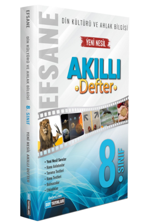 8. Sınıf Din Kültürü ve Ahlak Bilgisi Efsane Akıllı Defter