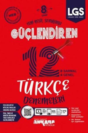 8. Sınıf Güçlendiren 12 Deneme Türkçe