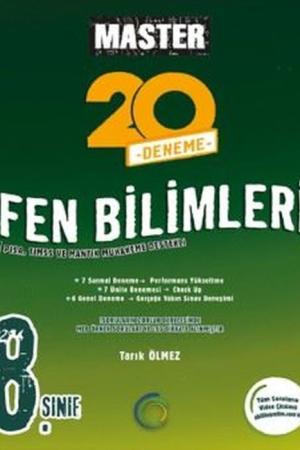 8. Sınıf Master 20 Fen Bilimleri Denemesi
