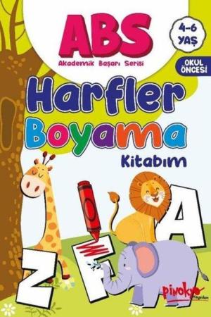 ABS 4-6 Yaş Harfler Boyama Kitabım