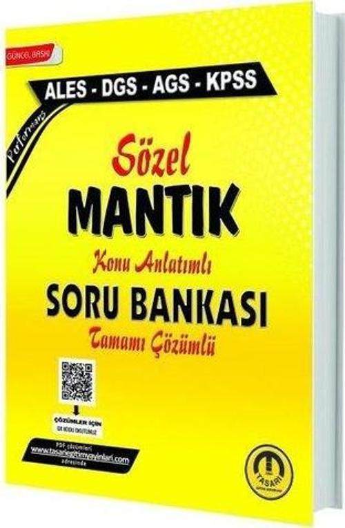 ALES DGS KPSS MEB-AGS Sözel Mantık Konu Anlatımlı Soru Bankası Çözümlü