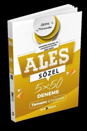 ALES Sözel 5x50 Deneme Tamamı Çözümlü