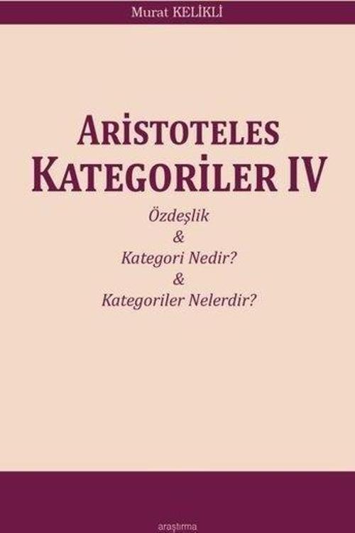 Aristoteles Kategoriler IV