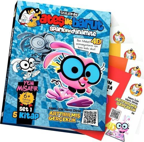 Ateş ile Barut Yeni Misafir Ar / (4D) Animasyonlu Kitap Set 1